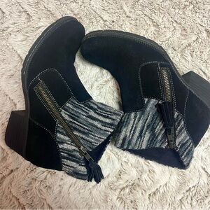 B.O.C. Black Suede Bohemian Boots
 Size 7.5